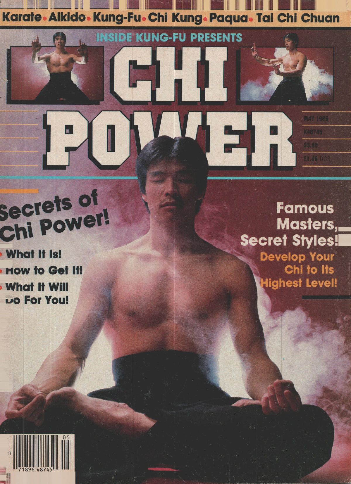 DIGITAL MAGAZINE Inside Kung Fu Presents Chi Power  May 1985