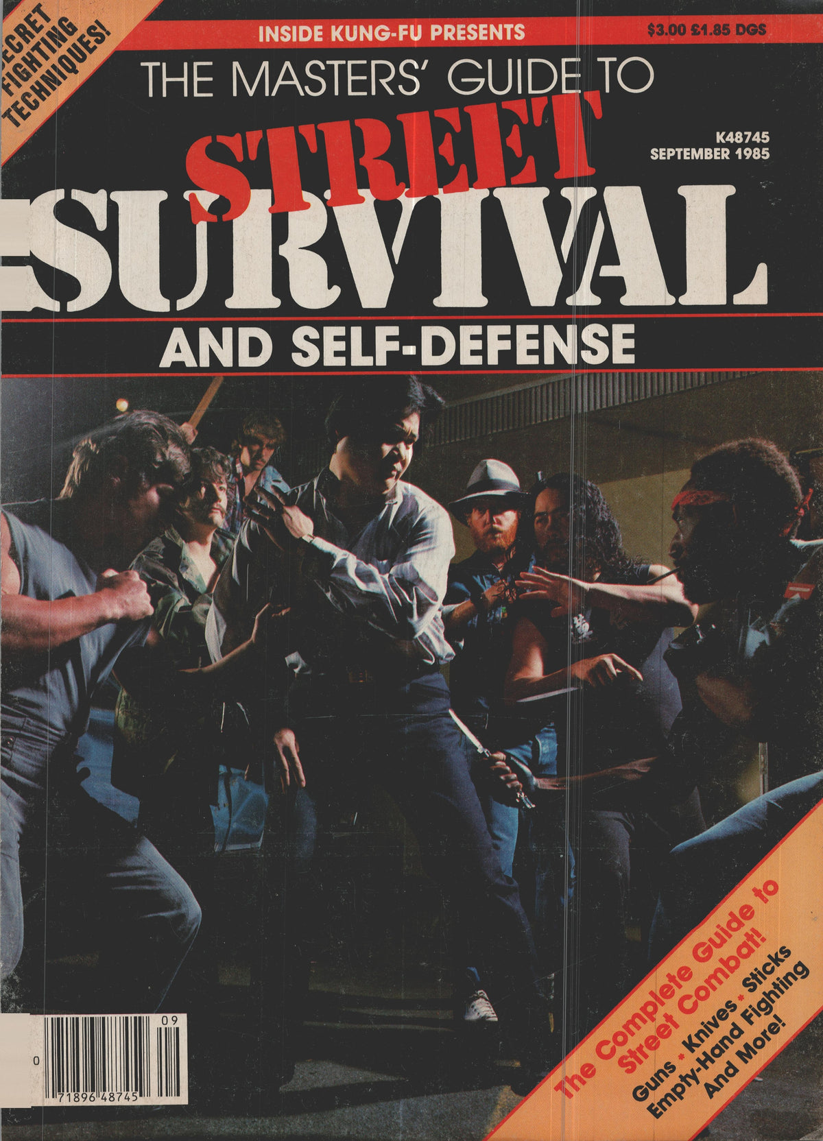DIGITAL MAGAZINE Masters' Guide to Street Survival and Self Defense Sept 1985