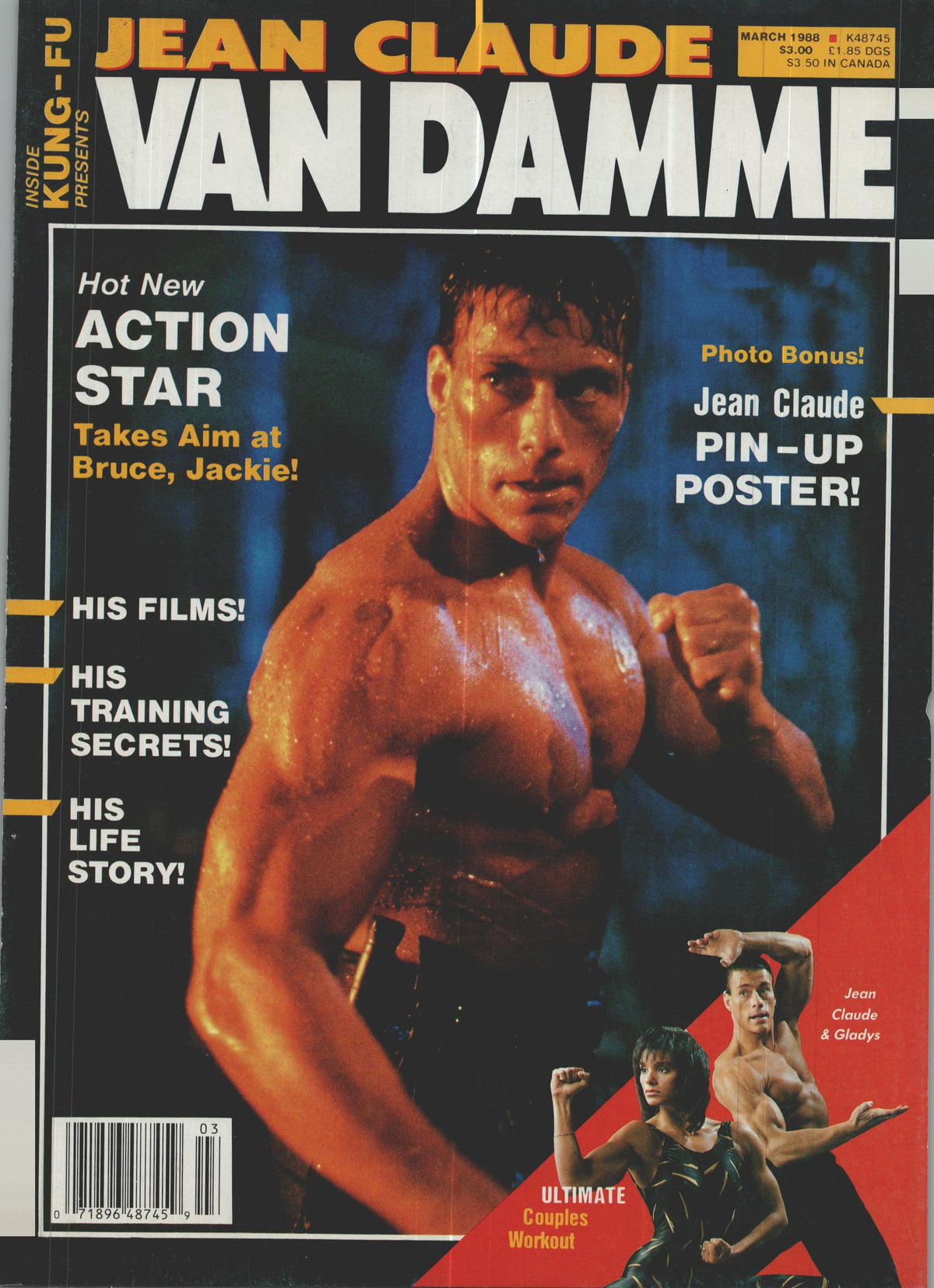 DIGITAL MAGAZINE Jean Claude Van Damme March 1988