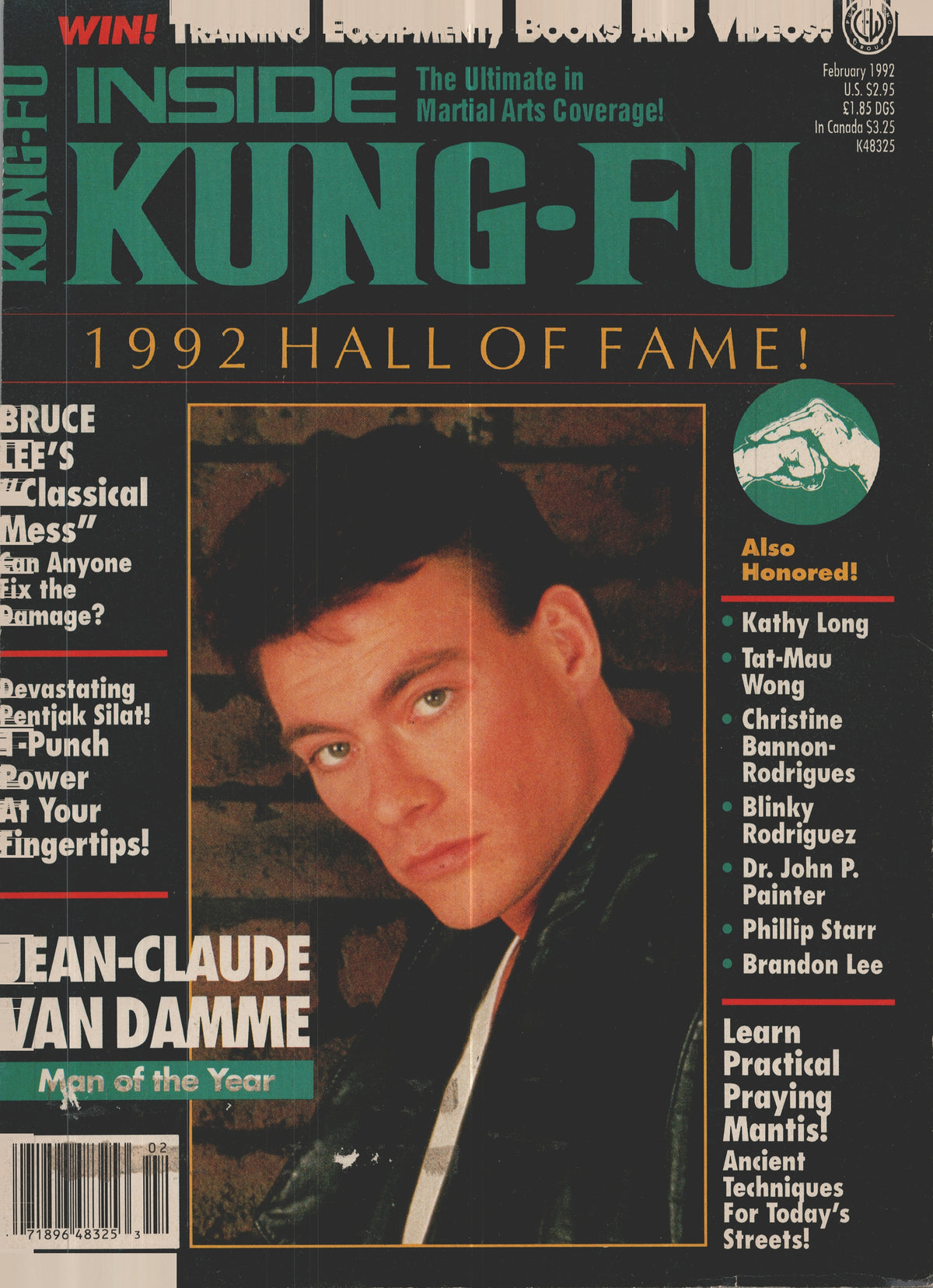 DIGITAL MAGAZINE Inside Kung Fu 1992 Hall of Fame