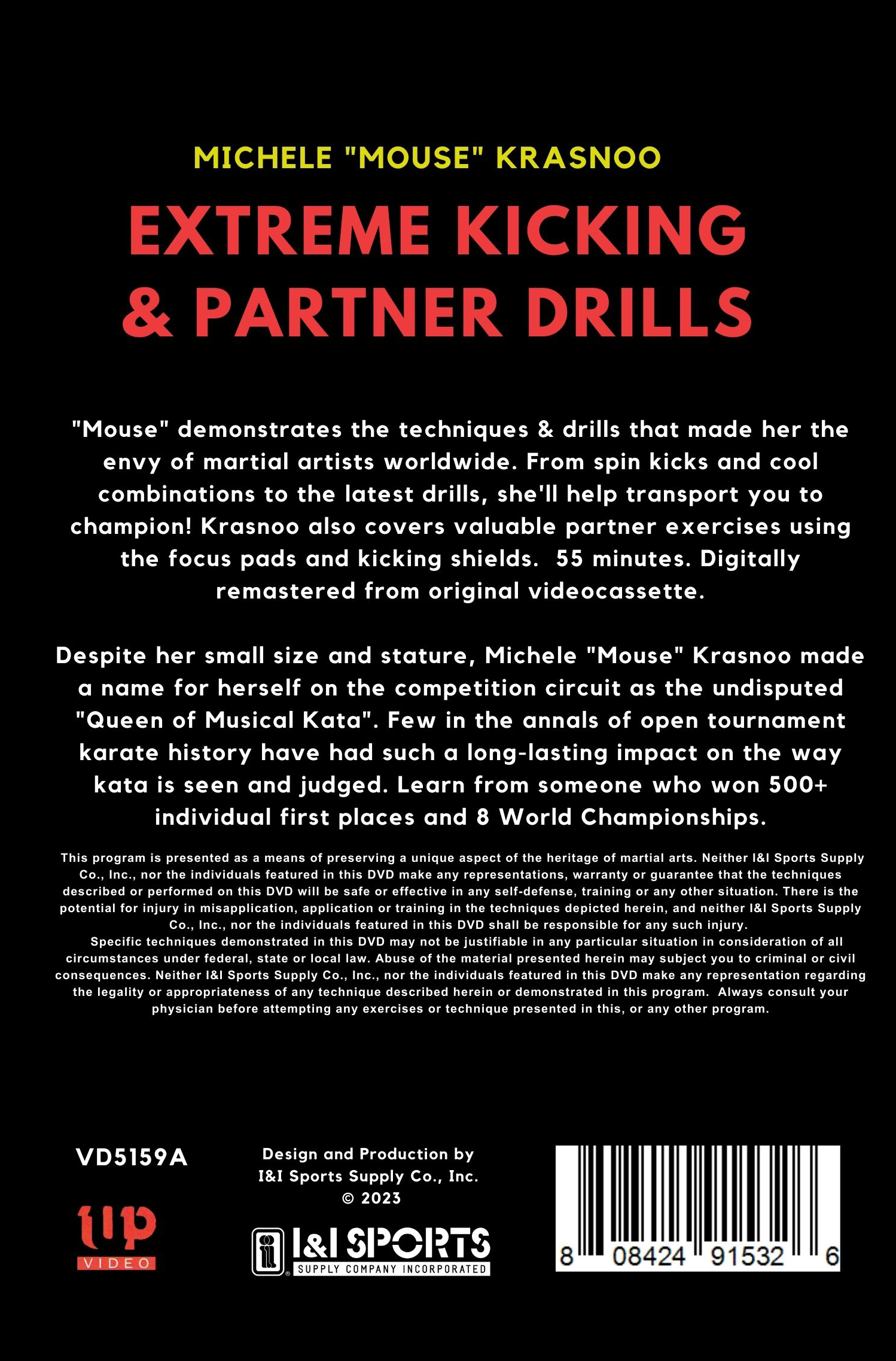 Tournament Karate Extreme Kicking & Partner Drills Competition DVD Michele Mouse Krasnoo