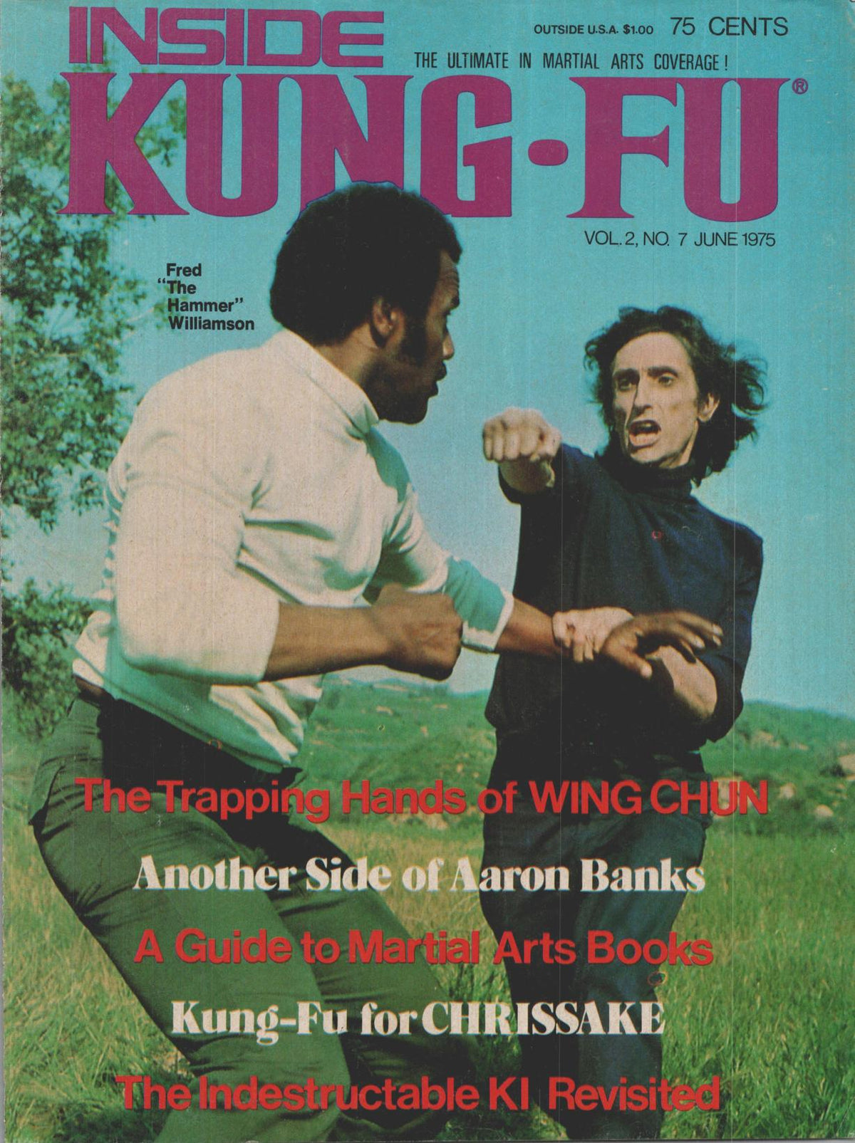 Inside Kung Fu Magazine June 1975 75/6   *COLLECTIBLE*
