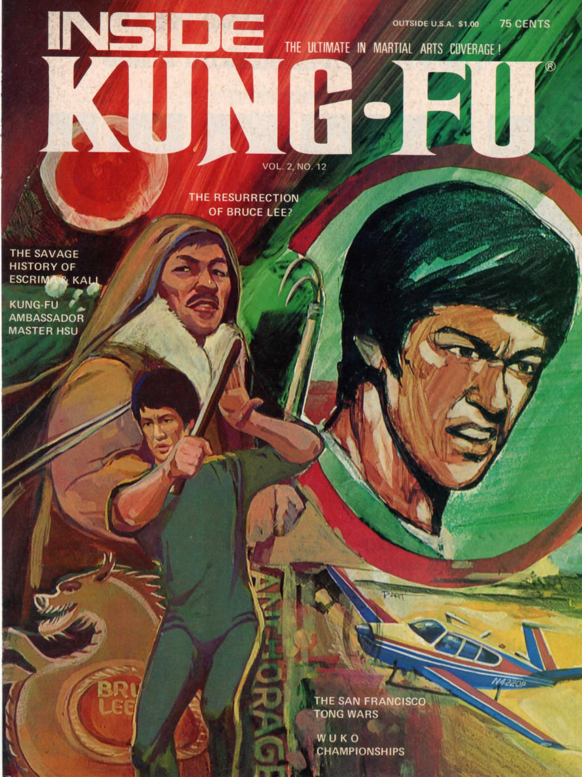 Inside Kung Fu Magazine December 1975 75/12   *COLLECTIBLE*
