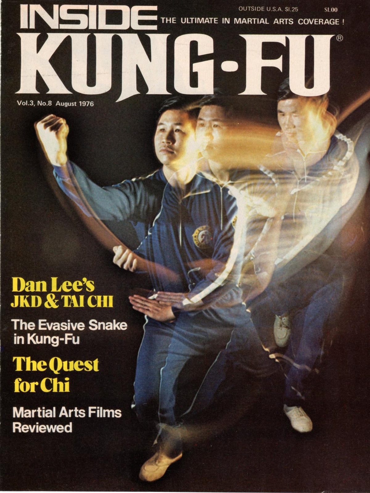 Inside Kung Fu Magazine August 1976 76/08   *COLLECTIBLE*