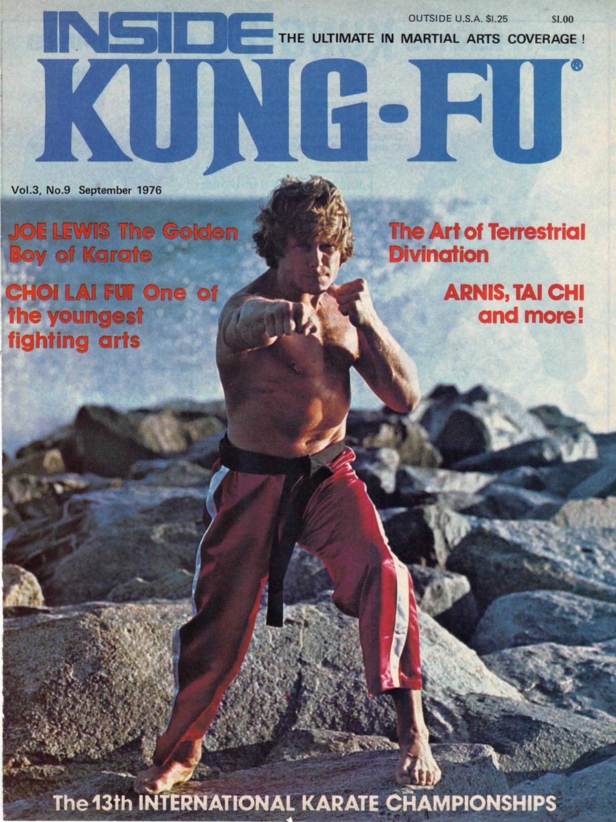 Inside Kung Fu Magazine September 1976 76/09   *COLLECTIBLE*