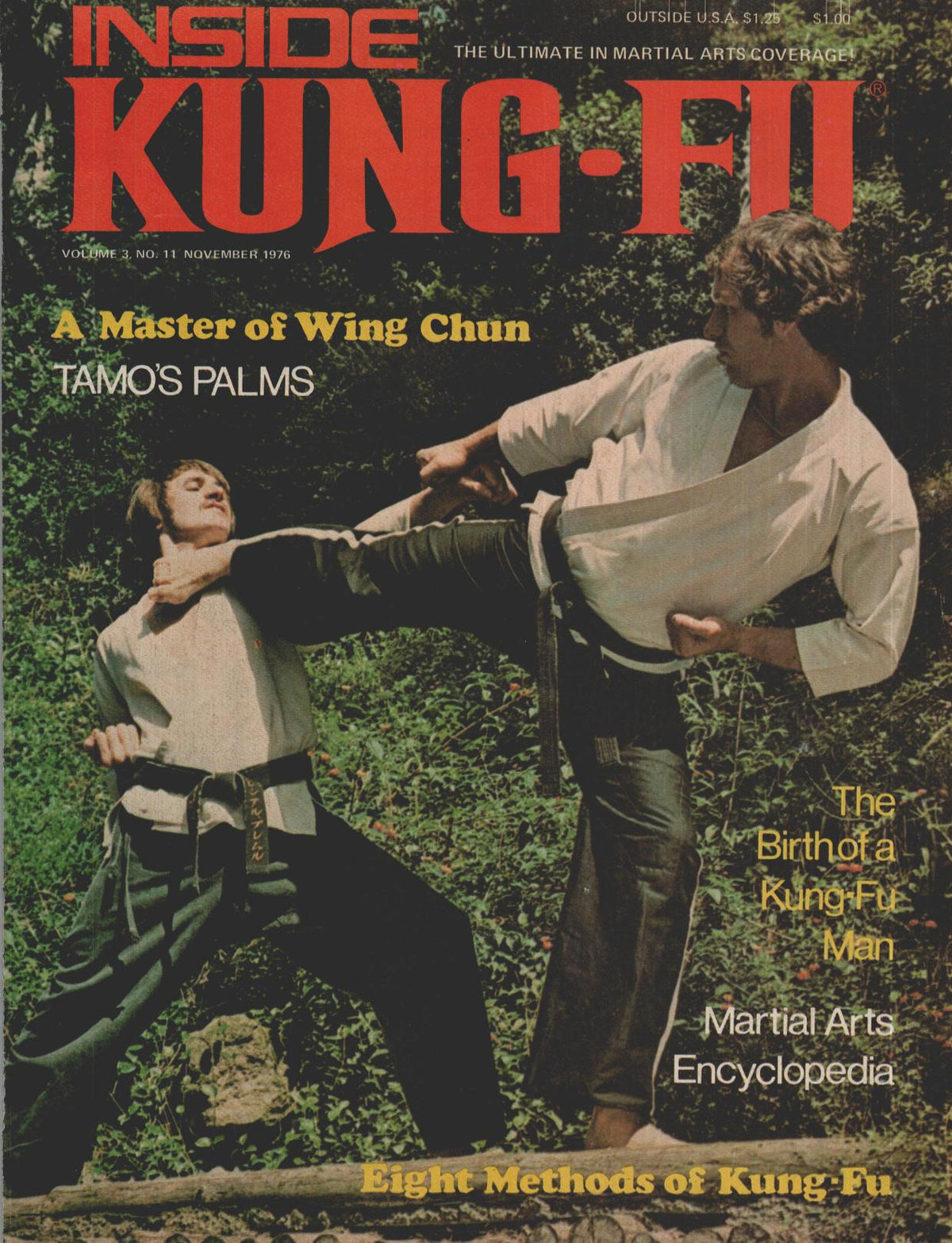 Inside Kung Fu Magazine November 1976 76/11   *COLLECTIBLE*