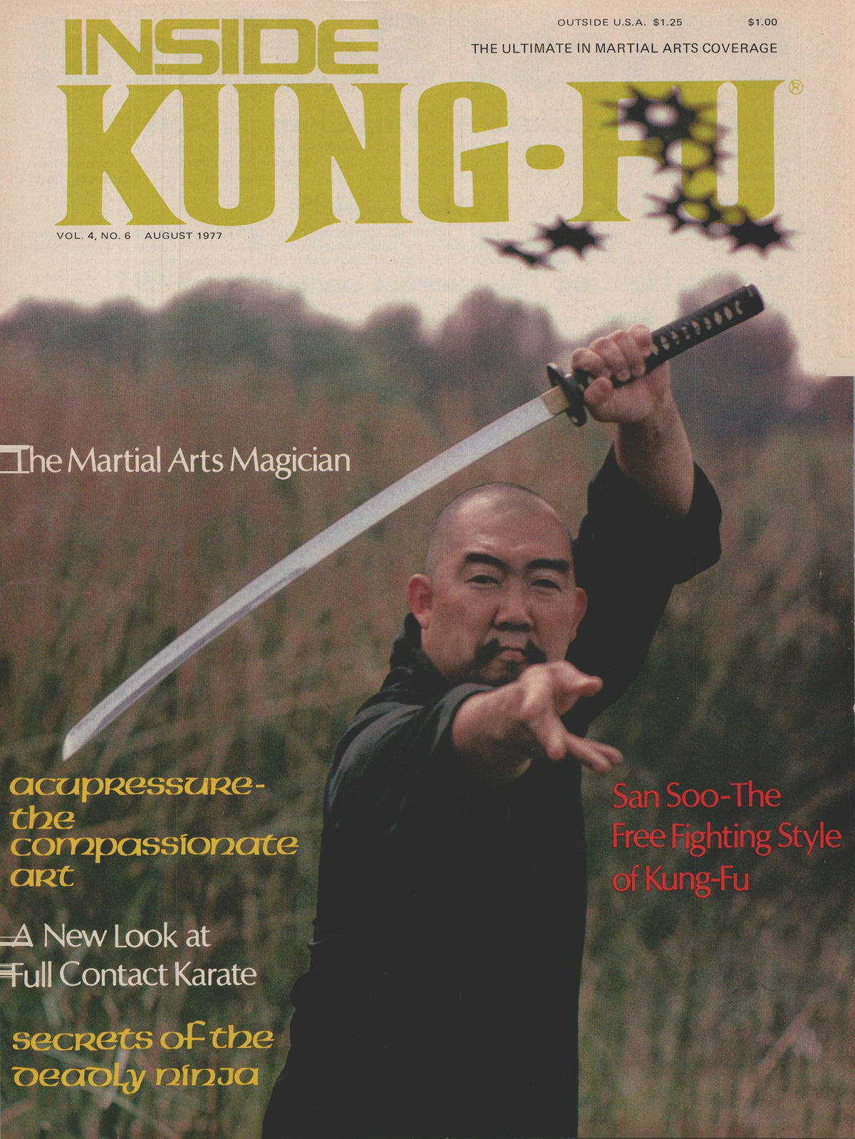 Inside Kung Fu Magazine August 1977 77/08   *COLLECTIBLE*