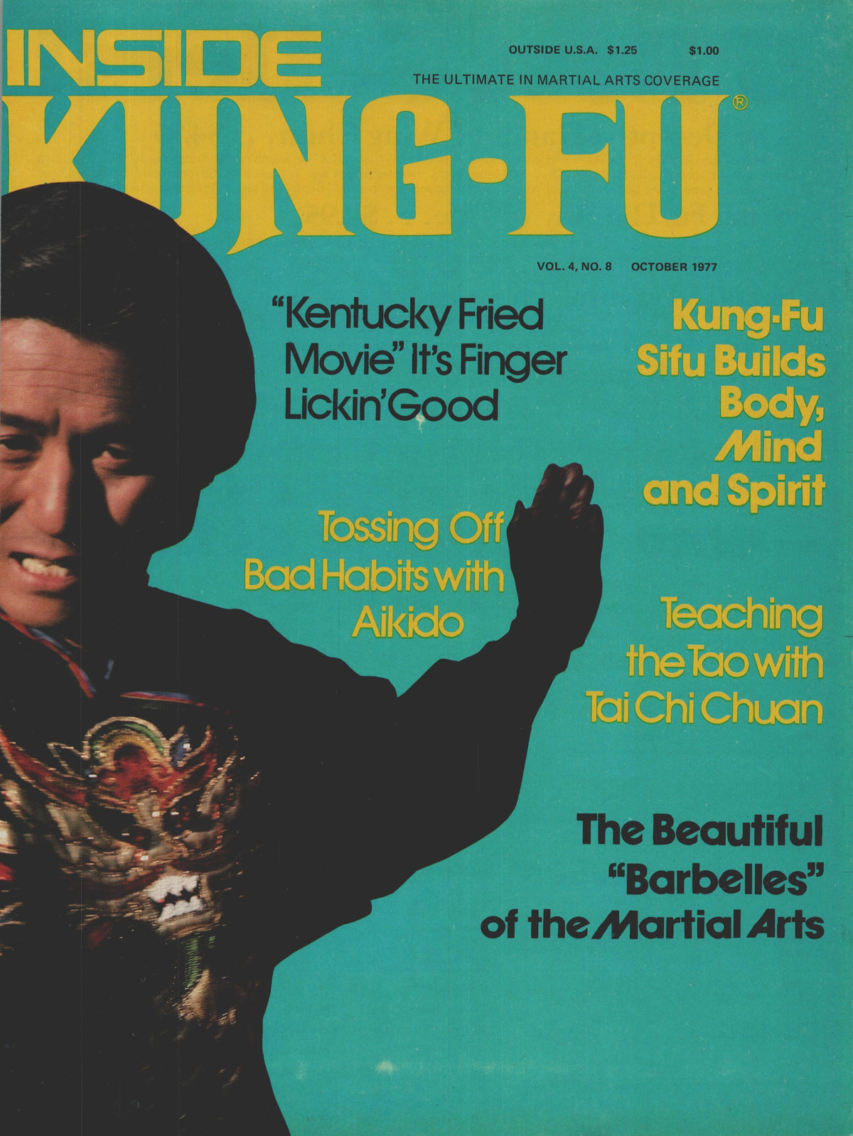 Inside Kung Fu Magazine October 1977 77/10   *COLLECTIBLE*