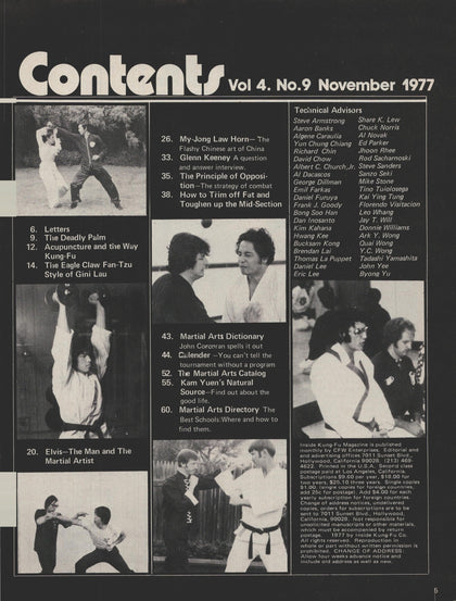 DIGITAL MAGAZINE Inside Kung Fu  November 1977 77/11