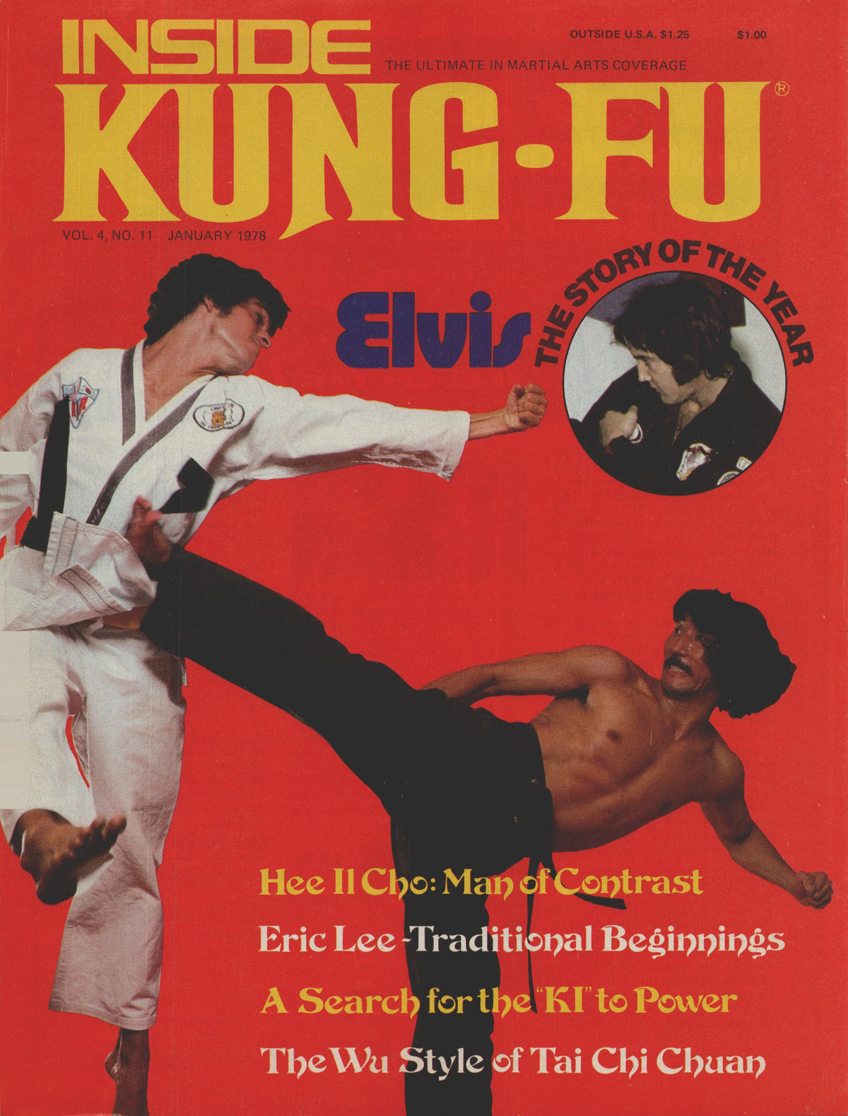 Inside Kung Fu Magazine January 1978 78/01   *COLLECTIBLE*