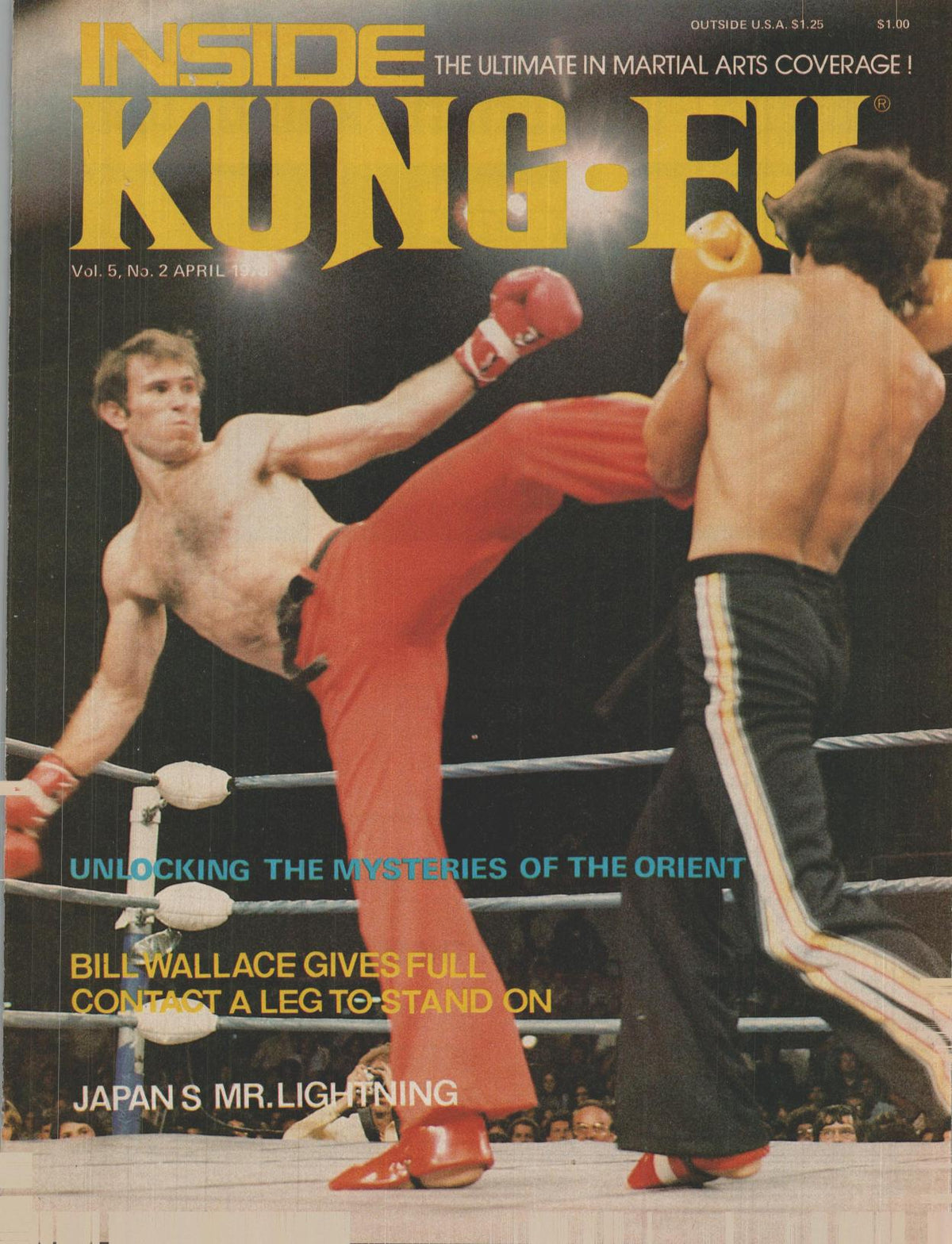 Inside Kung Fu Magazine April 1978 78/04   *COLLECTIBLE*