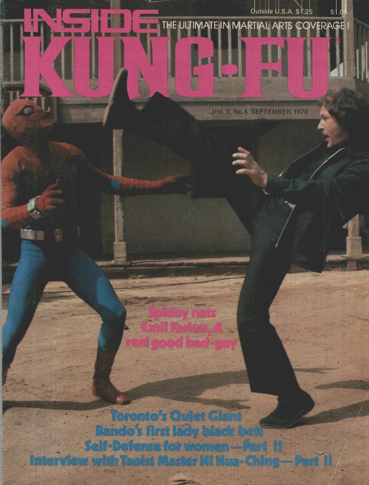 Inside Kung Fu Magazine September 1978 78/09   *COLLECTIBLE*