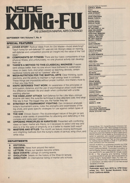 DIGITAL MAGAZINE Inside Kung Fu  September 1981 81/09