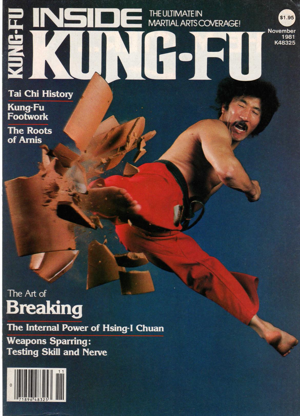 Inside Kung Fu Magazine November 1981 81/11   *COLLECTIBLE*