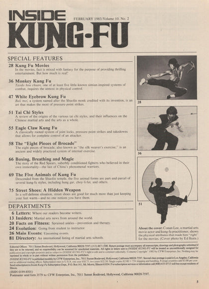 DIGITAL MAGAZINE Inside Kung Fu  February 1983 83/02   *COLCTIBLE*