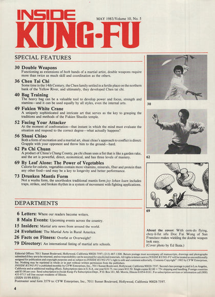 DIGITAL MAGAZINE Inside Kung Fu  May 1983 83/05