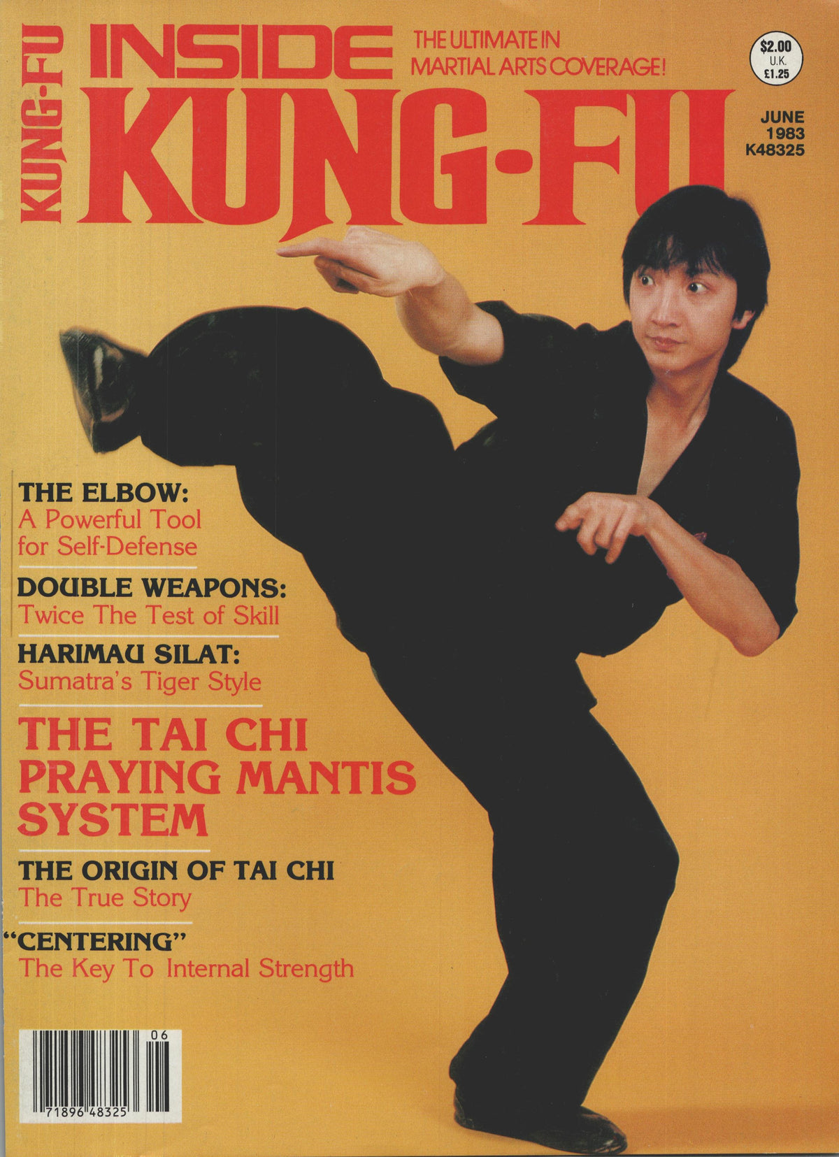 Inside Kung Fu Magazine June 1983 83/06   *COLLECTIBLE*