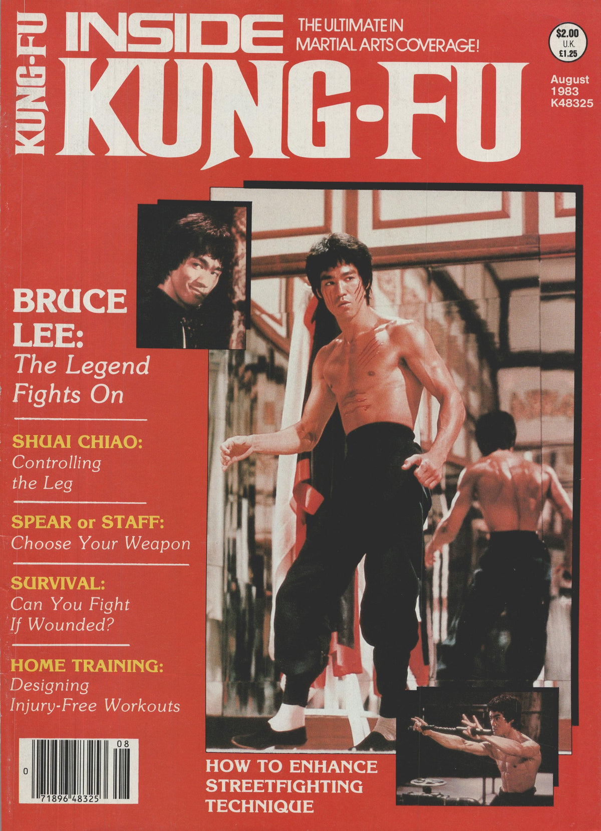 Inside Kung Fu Magazine August 1983 83/08   *COLLECTIBLE*