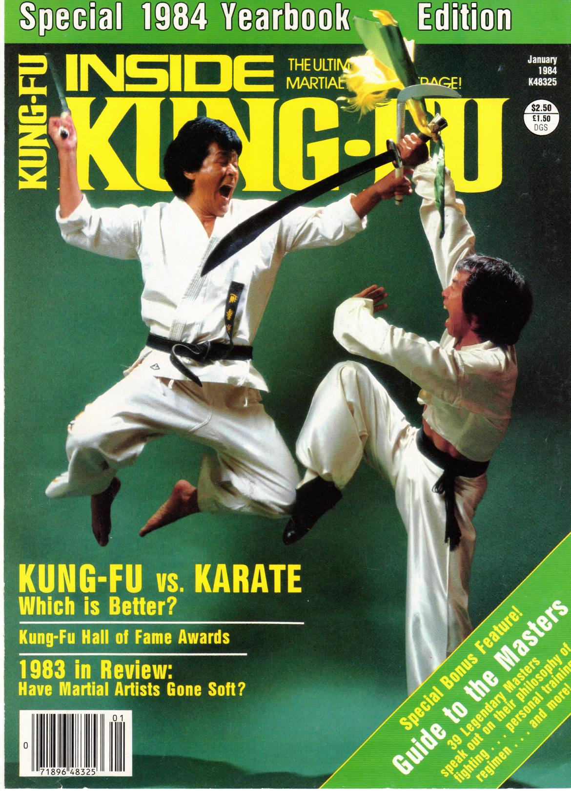 Inside Kung Fu Magazine January 1984 84/01   *COLLECTIBLE*
