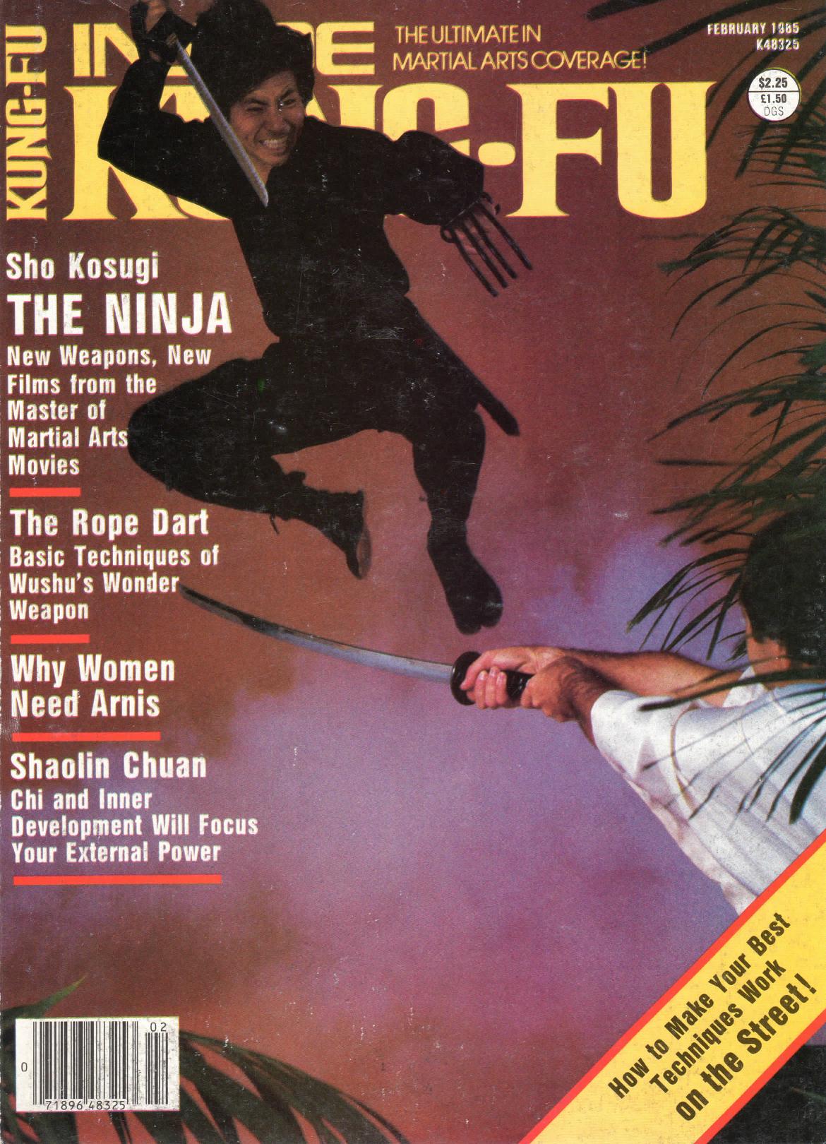 Inside Kung Fu Magazine February 1985 85/02   *COLLECTIBLE*