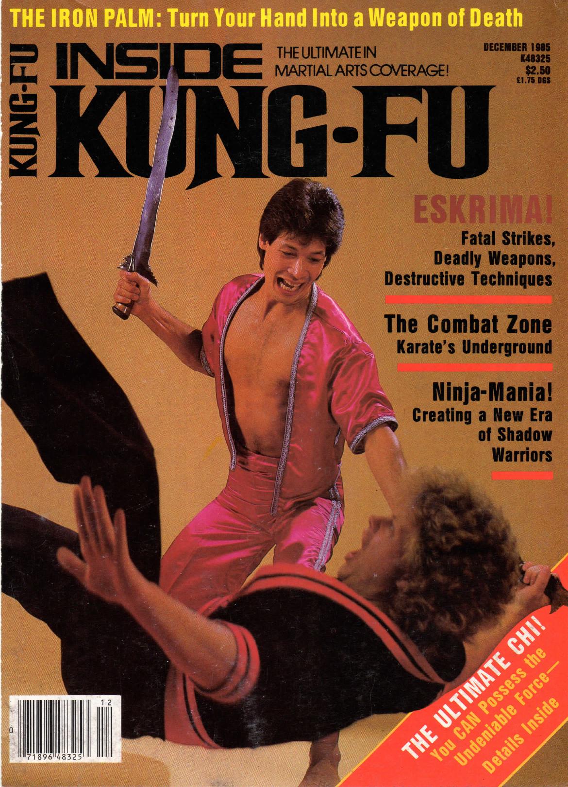 Inside Kung Fu Magazine December 1985 85/12   *COLLECTIBLE*