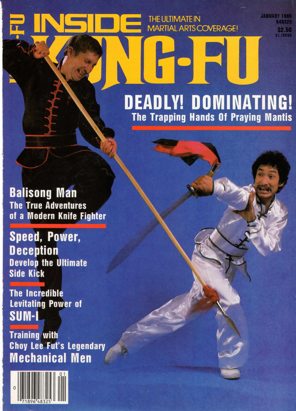 DIGITAL MAGAZINE Inside Kung Fu  January 1986 86/01