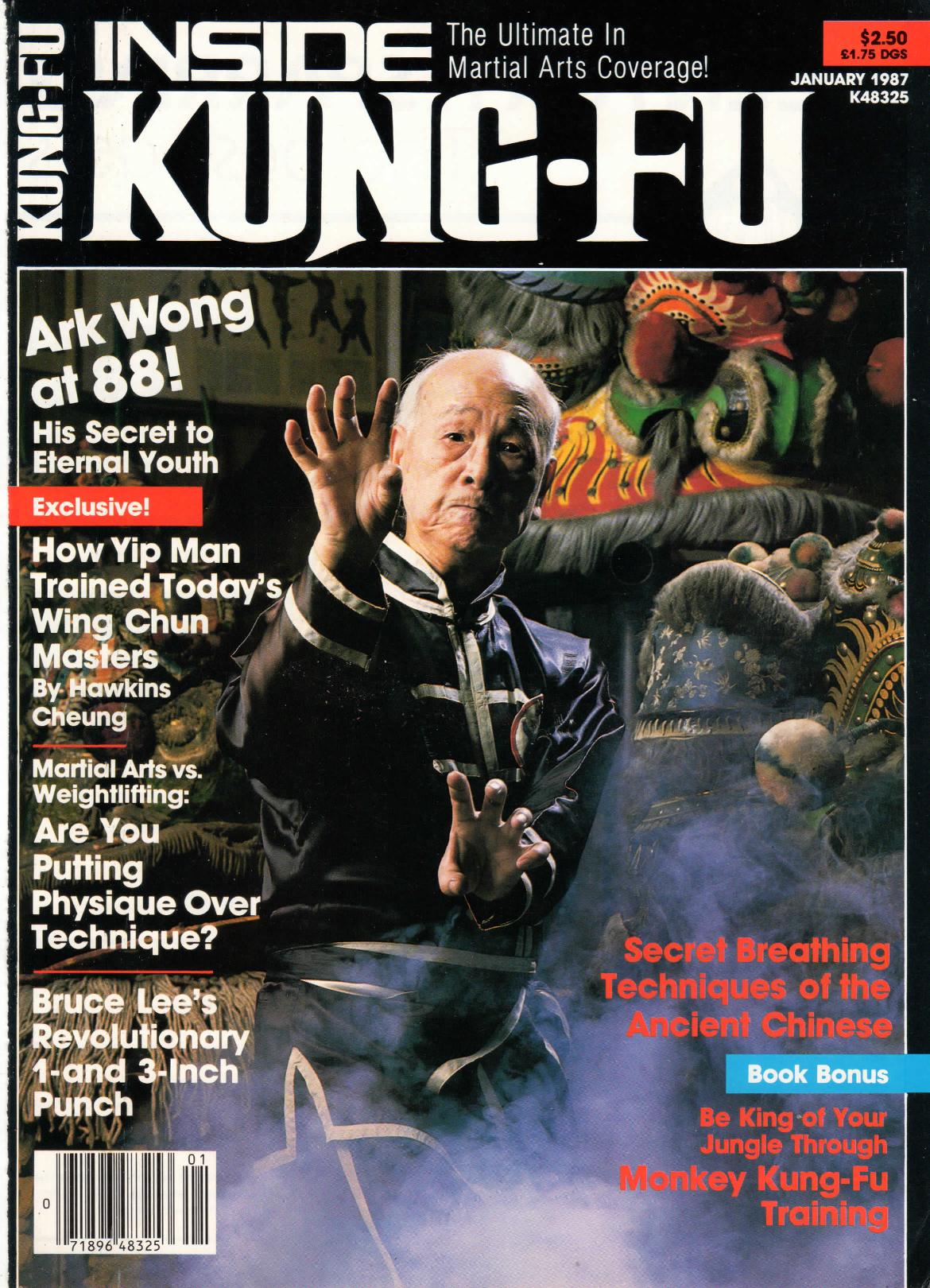 Inside Kung Fu Magazine January 1987 87/01   *COLLECTIBLE*