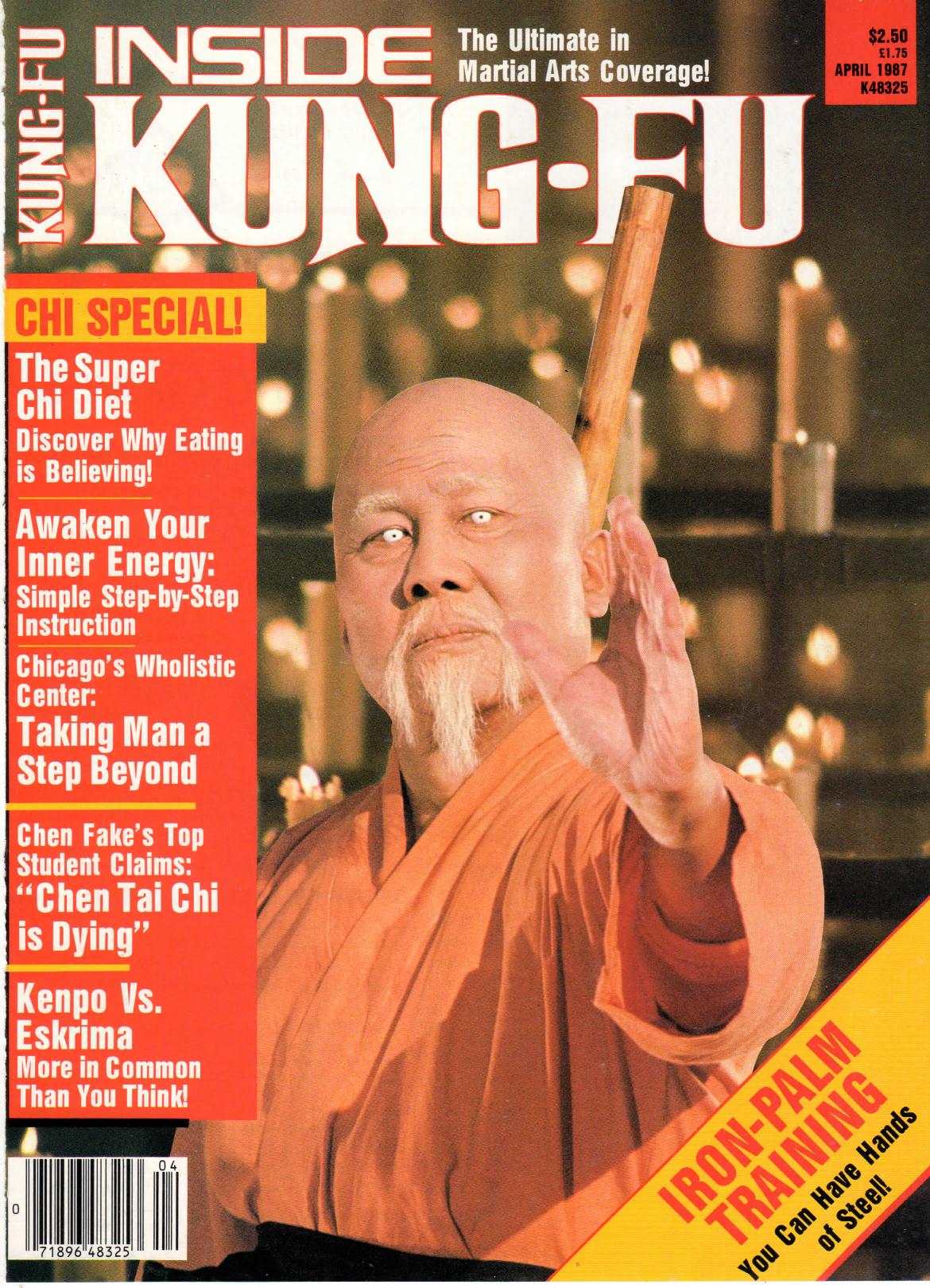 Inside Kung Fu Magazine April 1987 87/04   *COLLECTIBLE*