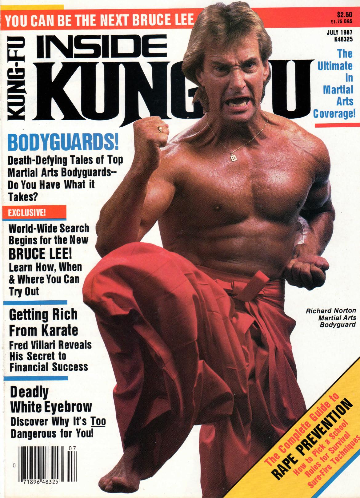Inside Kung Fu Magazine July 1987 87/07   *COLLECTIBLE*