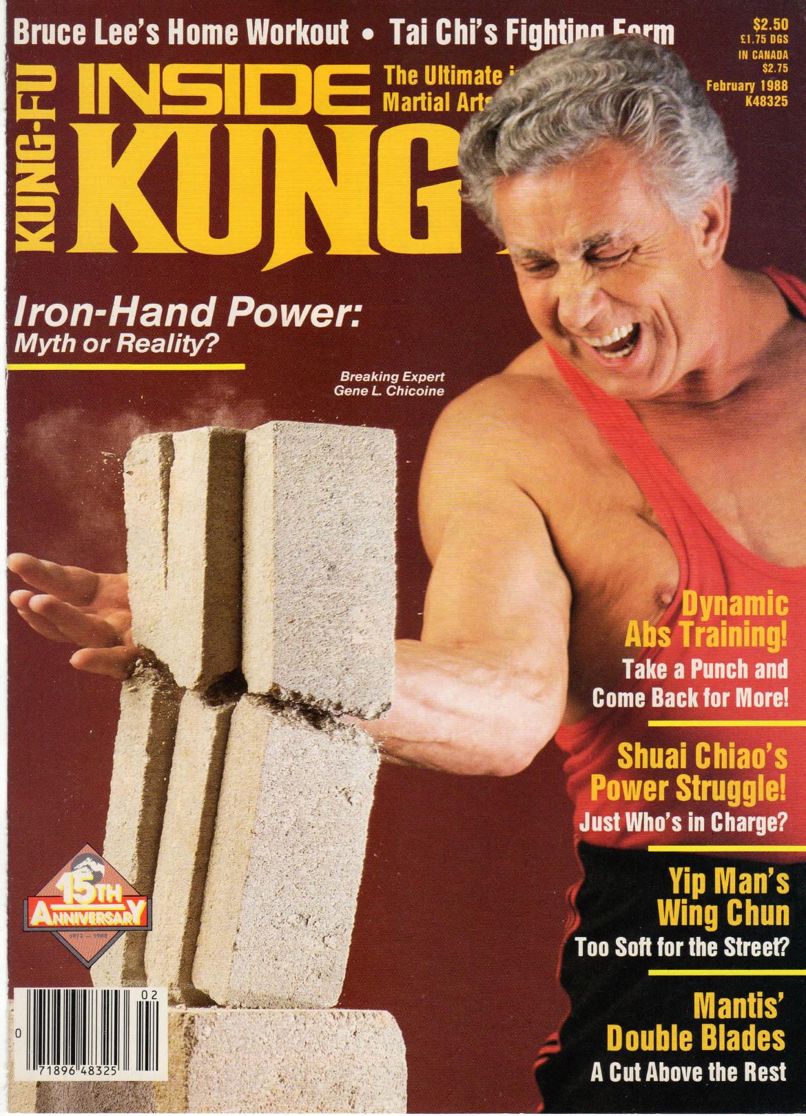 Inside Kung Fu Magazine February 1988 88/02   *COLLECTIBLE*