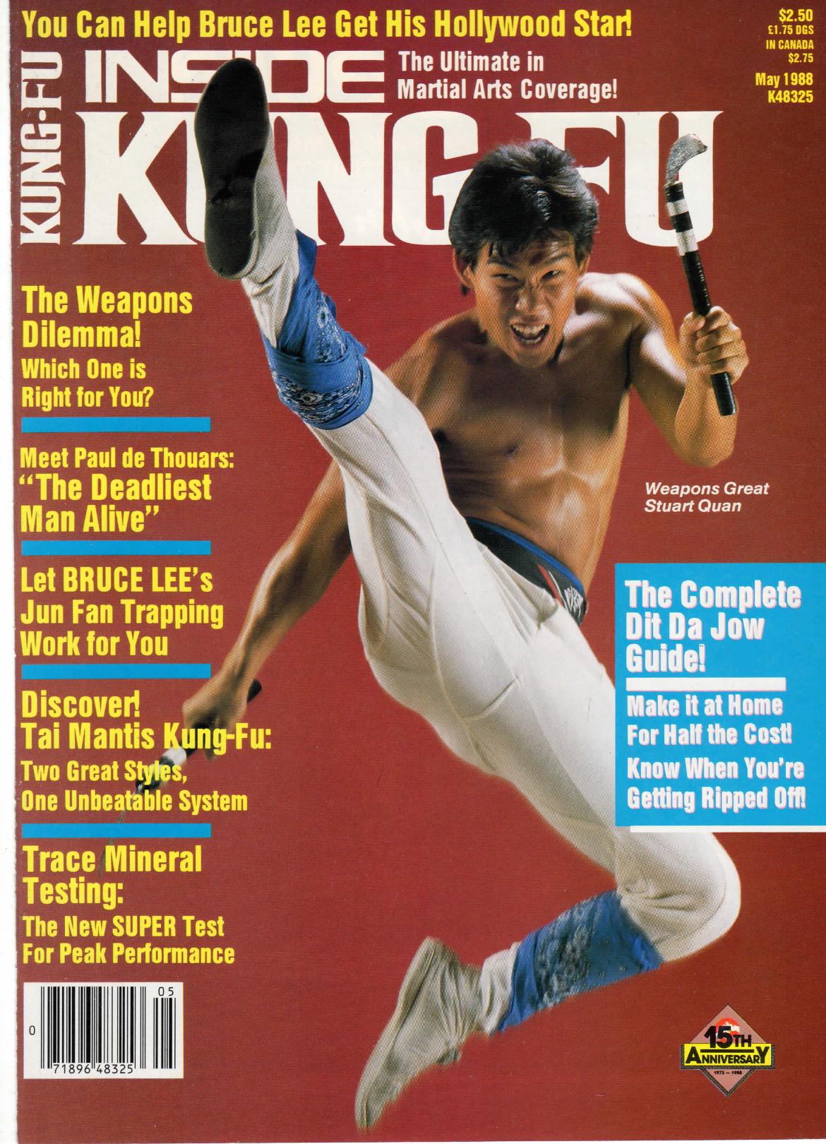 Inside Kung Fu Magazine May 1988 88/05   *COLLECTIBLE*