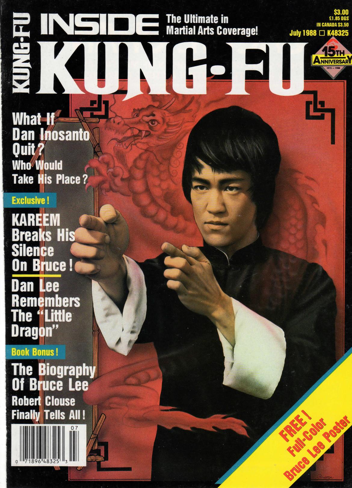 Inside Kung Fu Magazine July 1988 88/07  *COLLECTIBLE*
