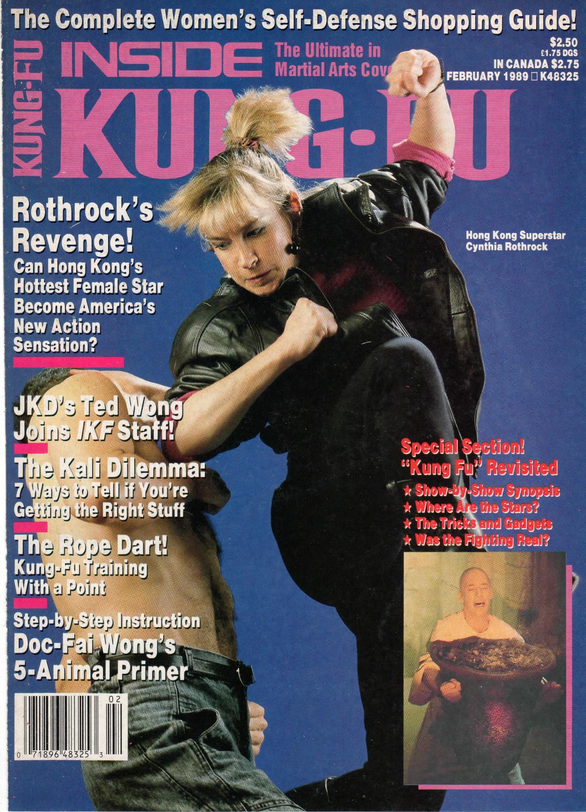 Inside Kung Fu Magazine February 1989 89/02   *COLLECTIBLE*