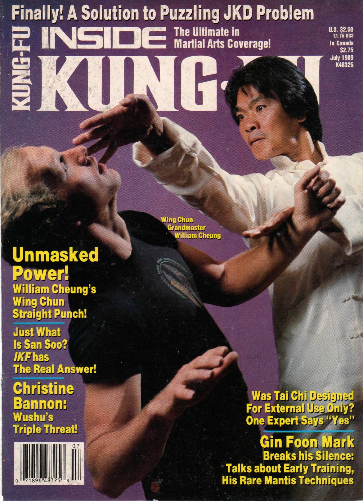 Inside Kung Fu Magazine July 1989 89/07   *COLLECTIBLE*