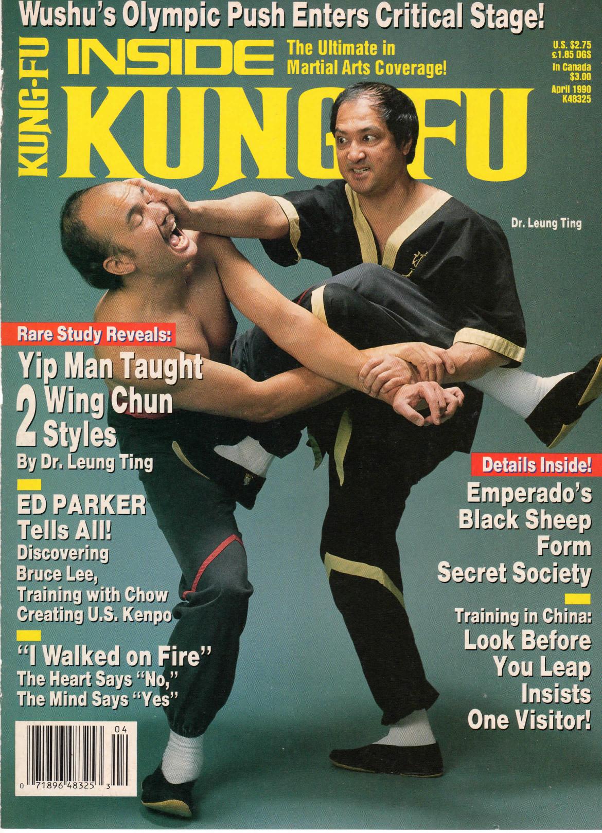 Inside Kung Fu Magazine April 1990 90/04   *COLLECTIBLE*