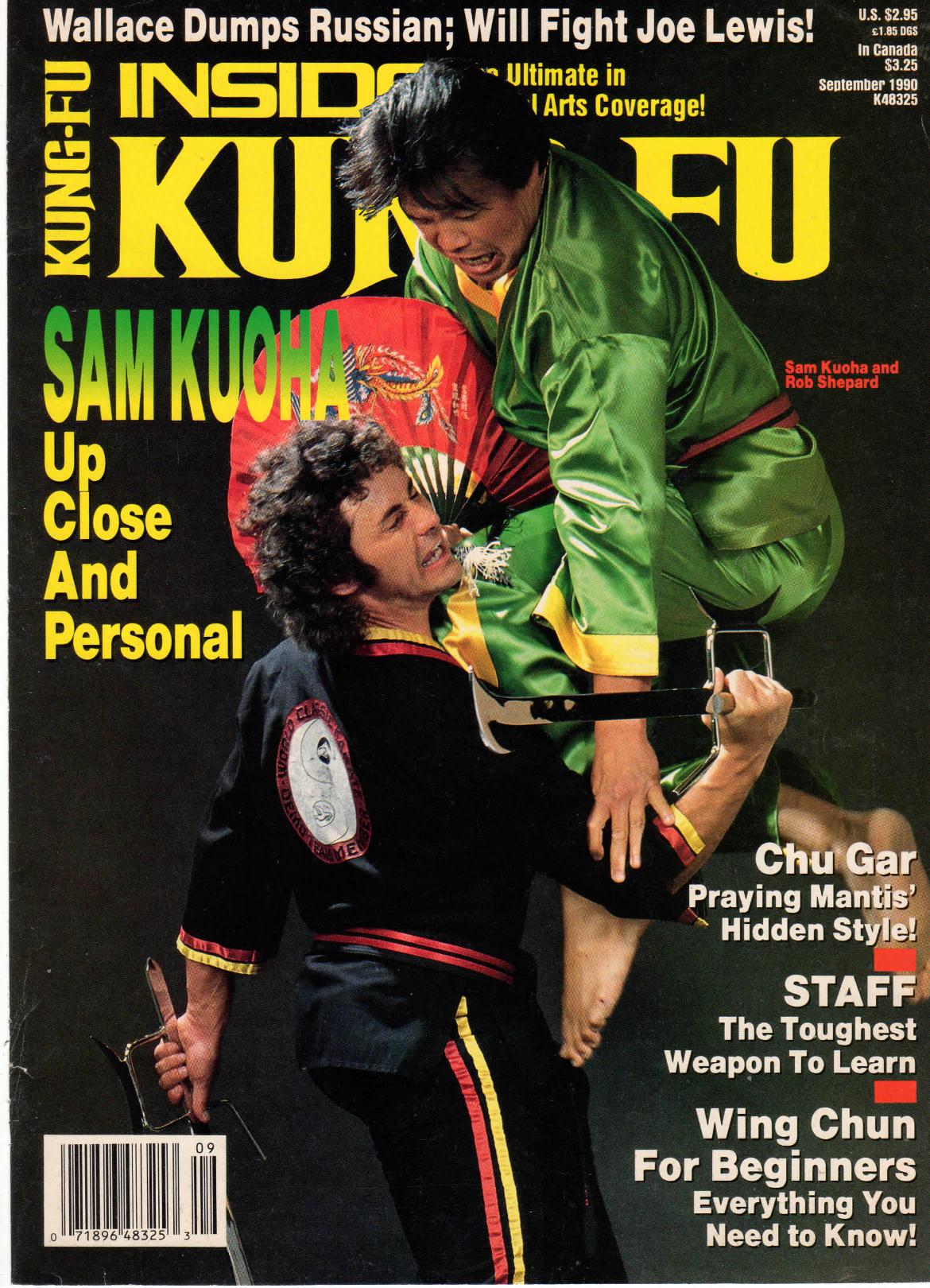 Inside Kung Fu Magazine September 1990 90/09   *COLLECTIBLE*