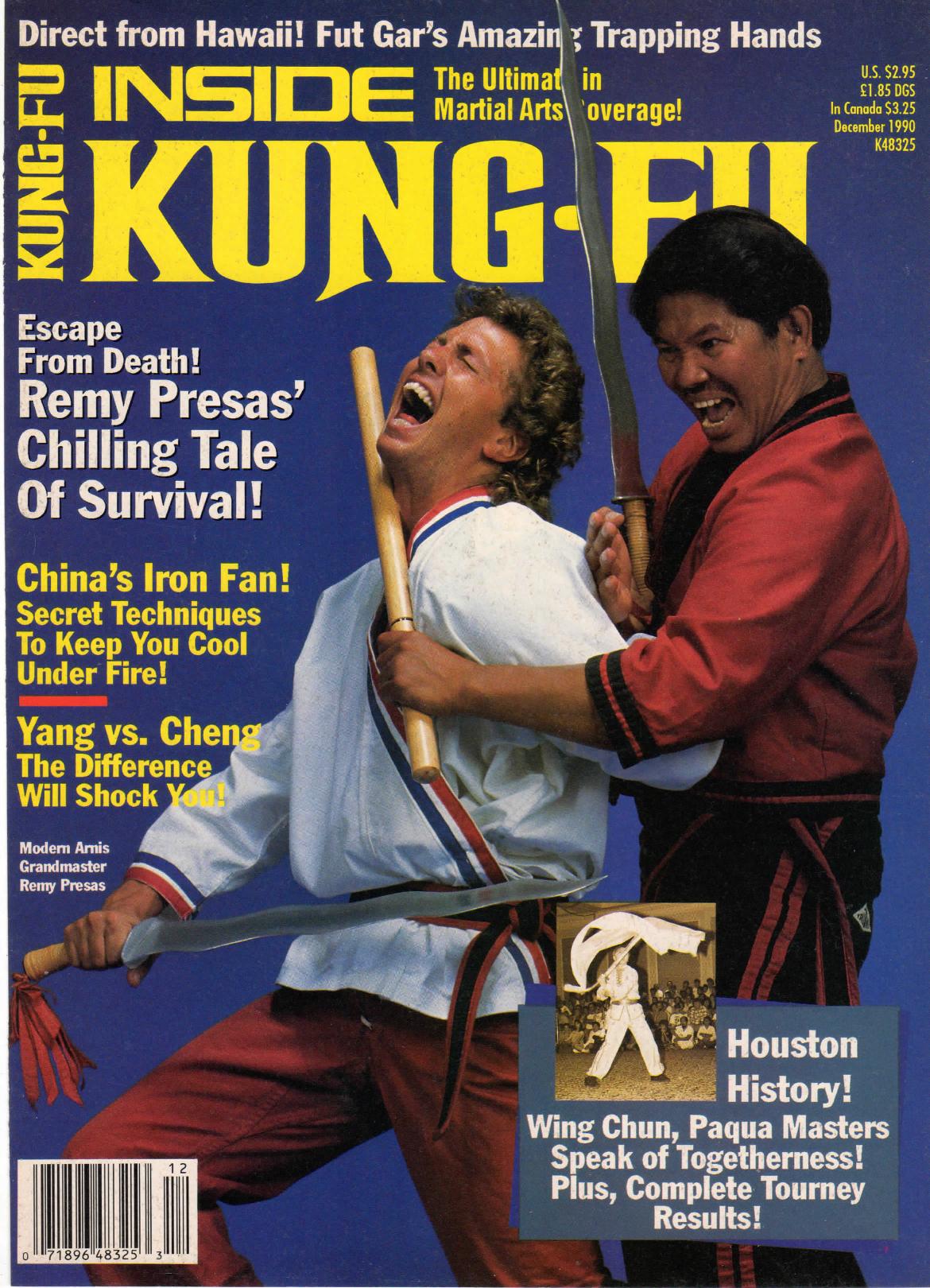 Inside Kung Fu Magazine December 1990 90/12   *COLLECTIBLE*