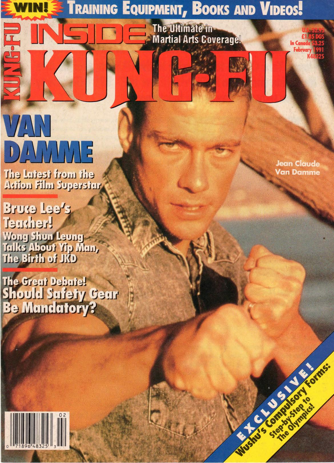 Inside Kung Fu Magazine February 1991 91/02   *COLLECTIBLE*