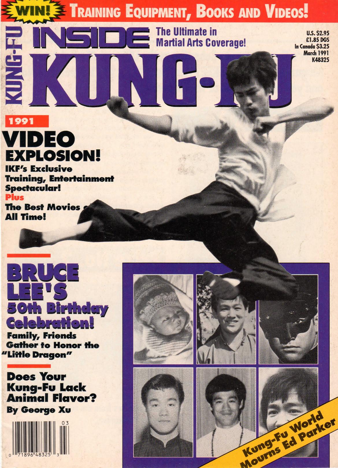 Inside Kung Fu Magazine March 1991 91/03   *COLLECTIBLE*