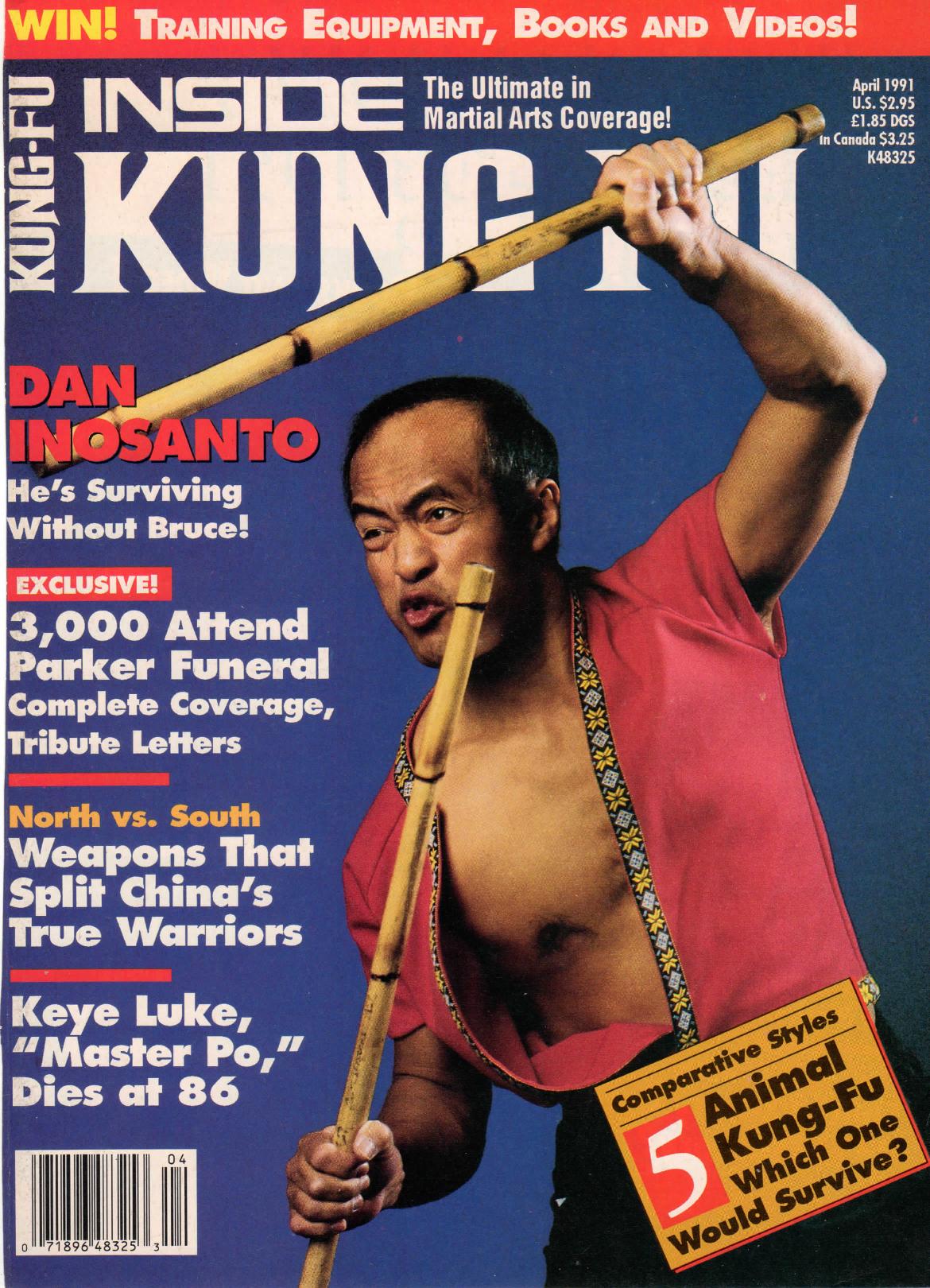 Inside Kung Fu Magazine April 1991 91/04   *COLLECTIBLE*