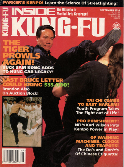 DIGITAL MAGAZINE Inside Kung Fu  September 1995 95/09   *COLLECTIBLE*