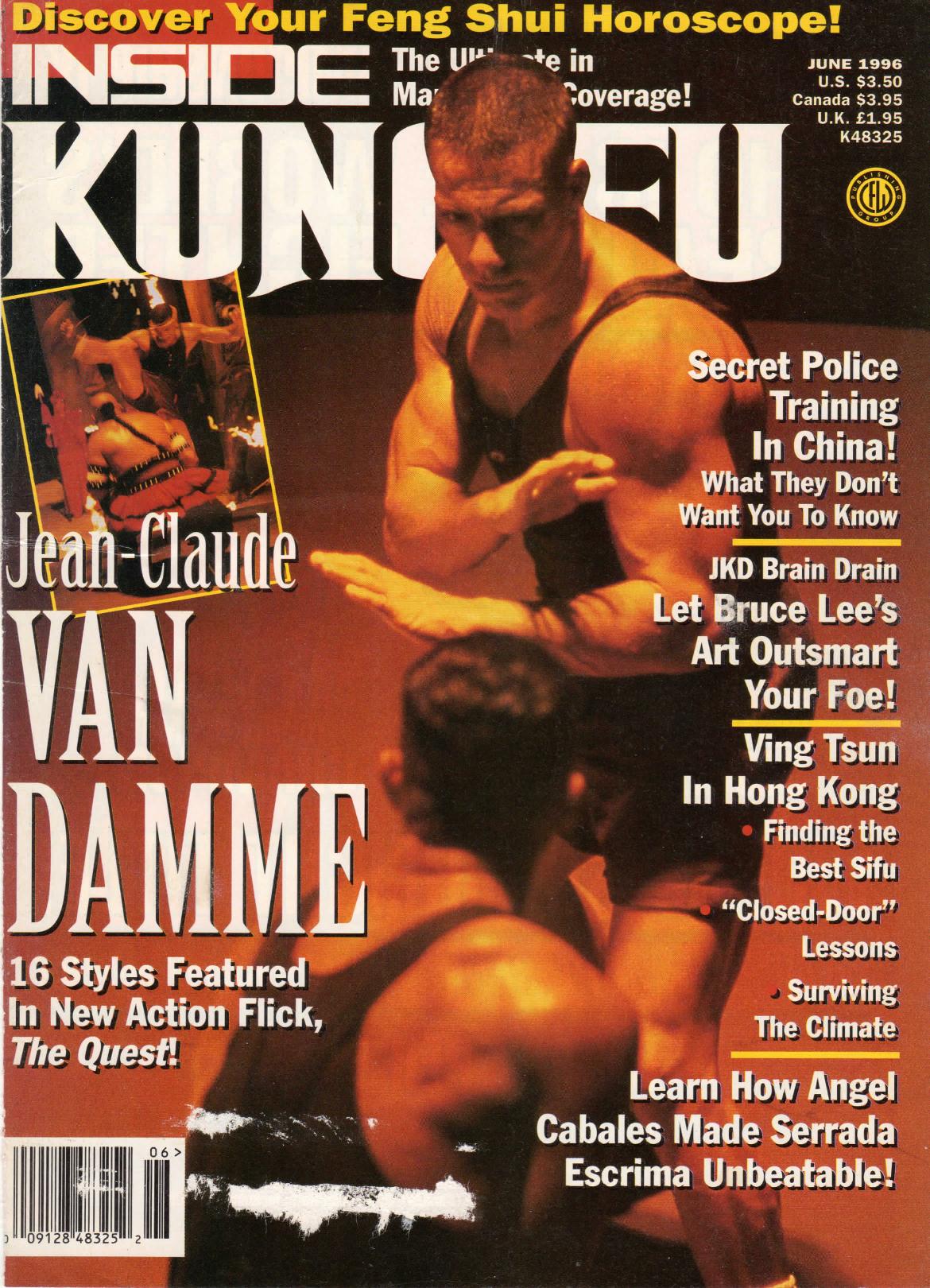 Inside Kung Fu Magazine June 1996 96/06   *COLLECTIBLE*