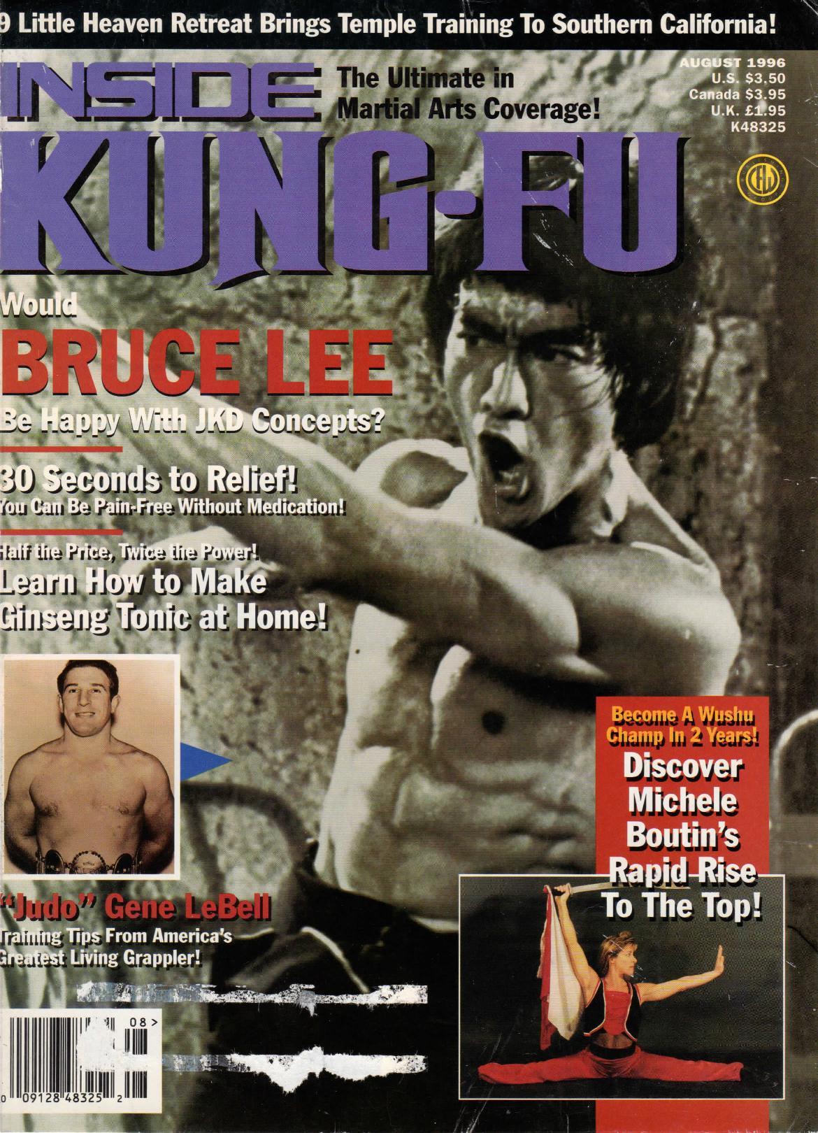 Inside Kung Fu Magazine August 1996 96/08   *COLLECTIBLE*