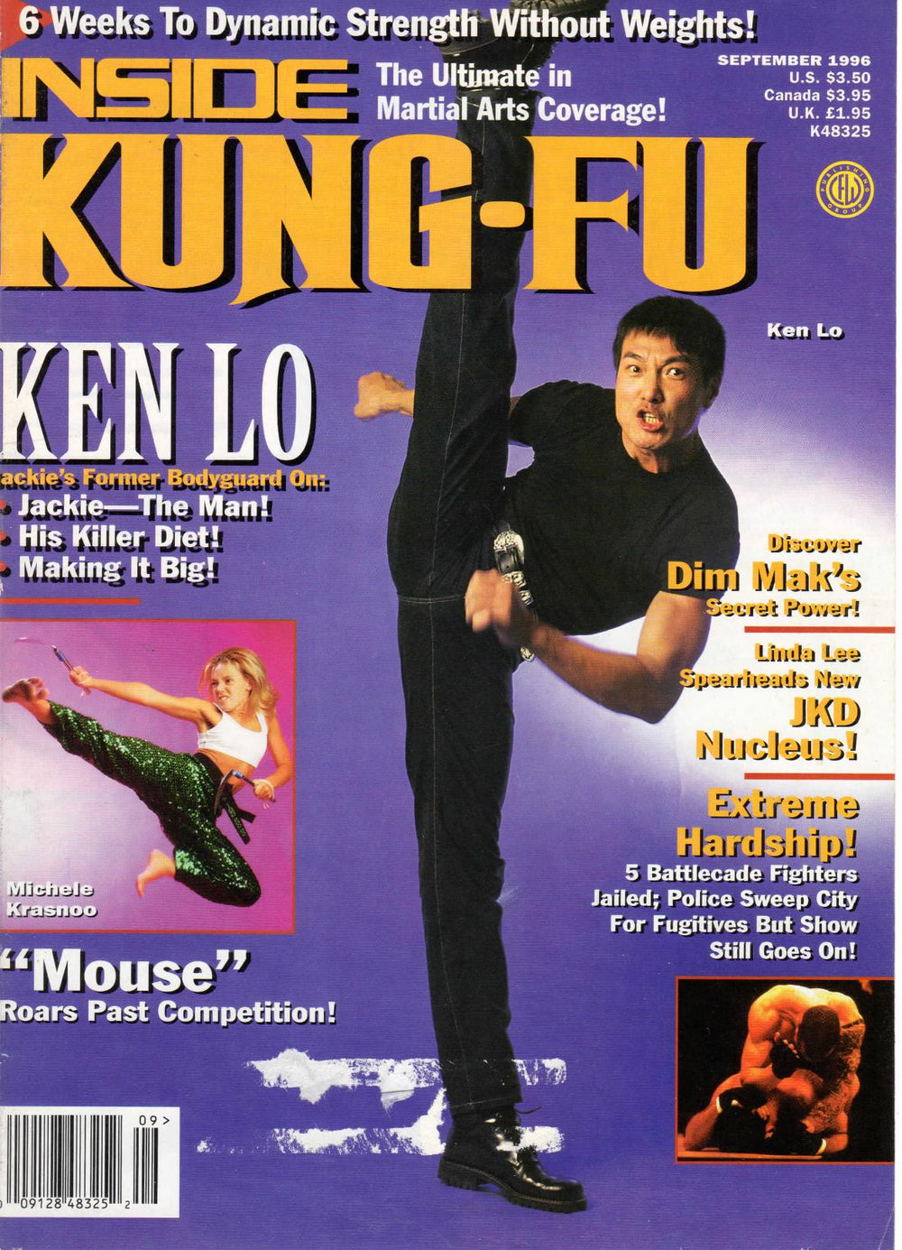 DIGITAL MAGAZINE Inside Kung Fu  September 1996 96/09   *COLLECTIBLE*