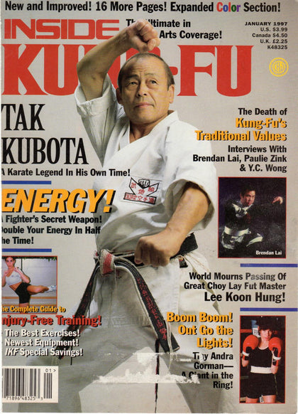 DIGITAL MAGAZINE Inside Kung Fu  January 1997 97/01   *COLLECTIBLE*