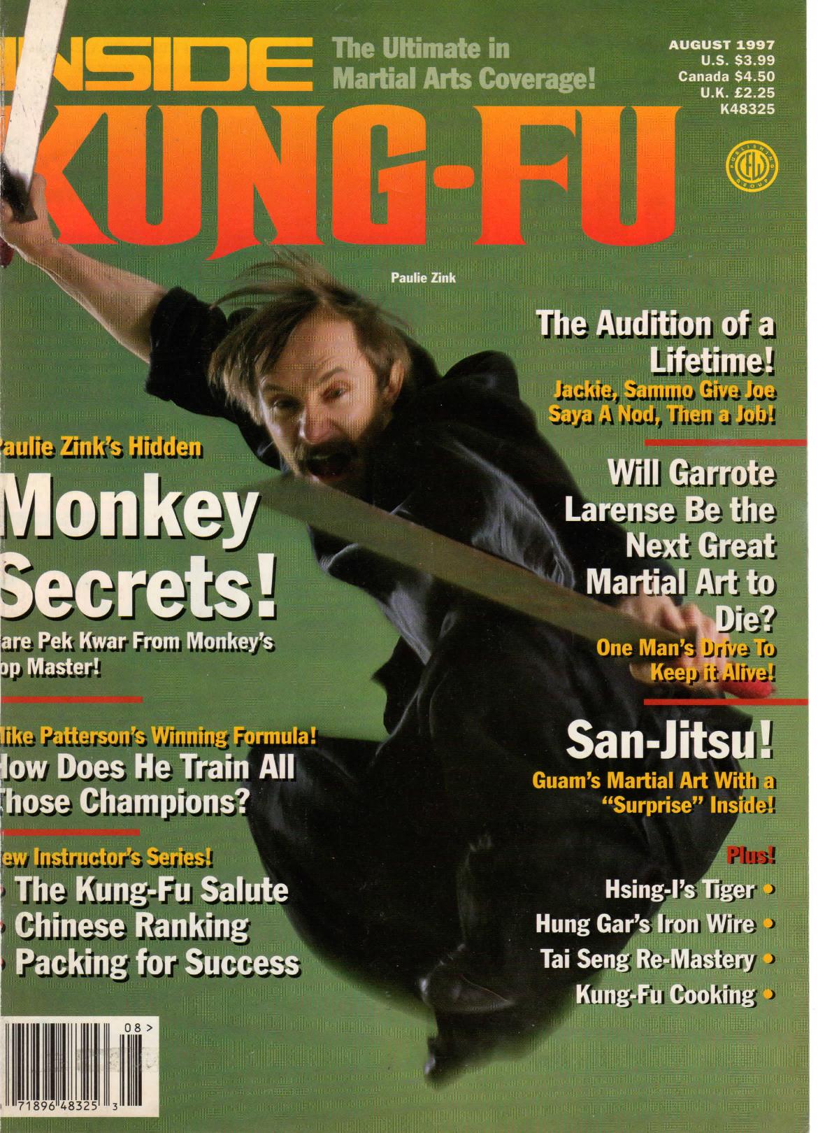 Inside Kung Fu Magazine August 1997 97/08   *COLLECTIBLE*