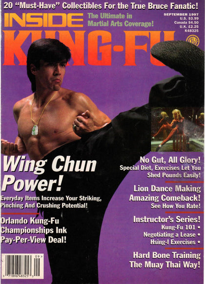 DIGITAL MAGAZINE Inside Kung Fu  September 1997 97/09   *COLLECTIBLE*