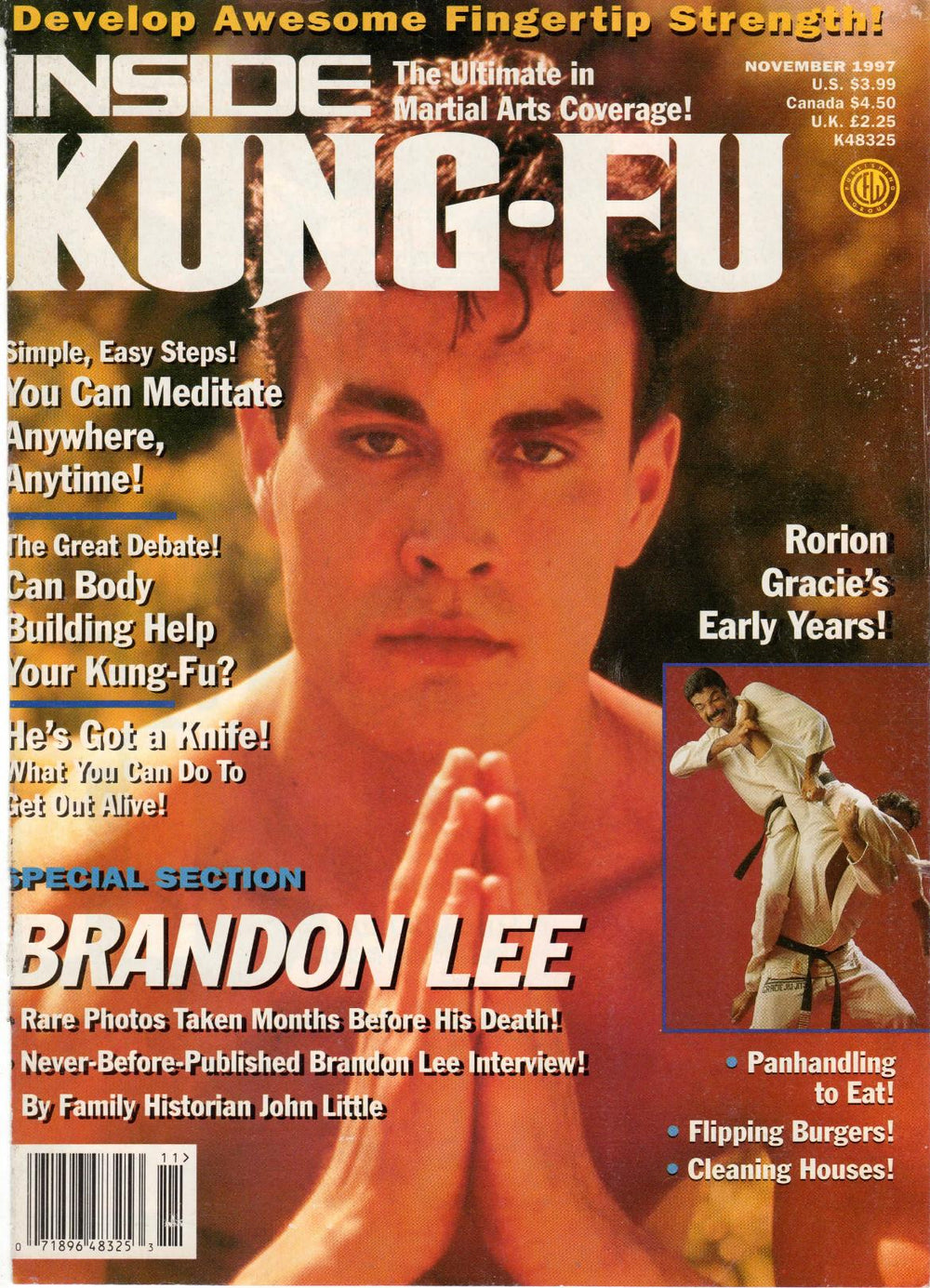 DIGITAL MAGAZINE Inside Kung Fu November 1997 97/11   *COLLECTIBLE*