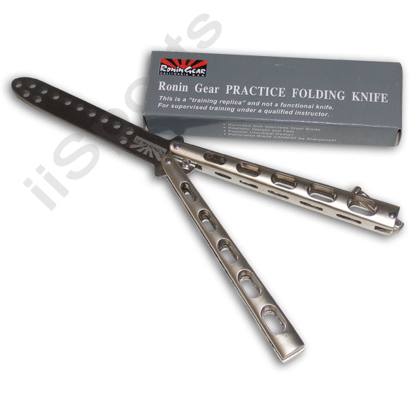 Ronin Gear Practice Balisong Butterfly Knife + VIDEO Set - Learn From a Master!