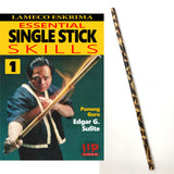 Combat Rattan Escrima Kali Arnis Stick + VIDEO Set - Learn From a Master!